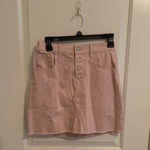 Old Navy Pink Denim Skirt- Girls XL-NWT